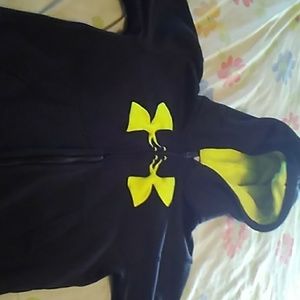 Under Armour size 6 child zip up hoodie pre-owned
